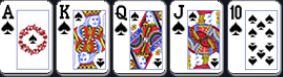 Royal flush di Pot Limit Omaha
