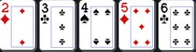 Straight di Pot Limit Omaha