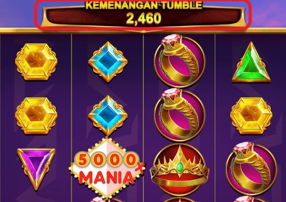 Fitur Tumble di Game Slot 5000x Mania