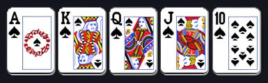 Kombinasi Kartu Royal Flush