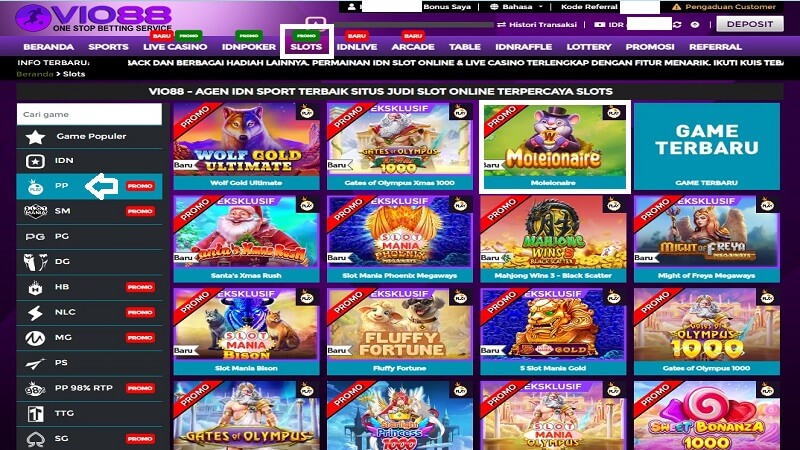 Mencari Moleionaire dari Daftar Slot Games